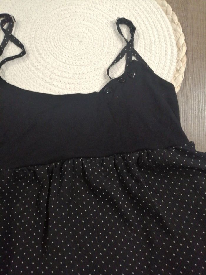 Robe courte à volant petit pois - photo numéro 3