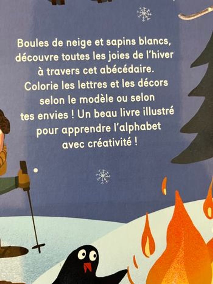 Mon abécédaire à colorier hiver Neuf - photo numéro 5