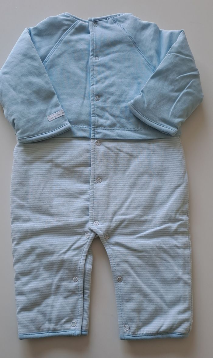 Tenue bébé bleu ciel - Neuf avec étiquette 6 mois - photo numéro 3