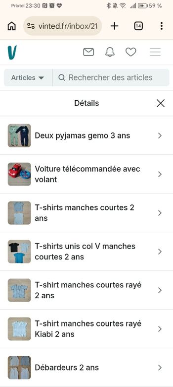 Lot déjà réservé