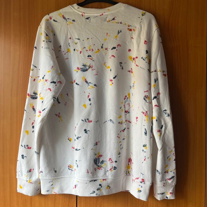Pull blanc avec imprimé M - photo numéro 5