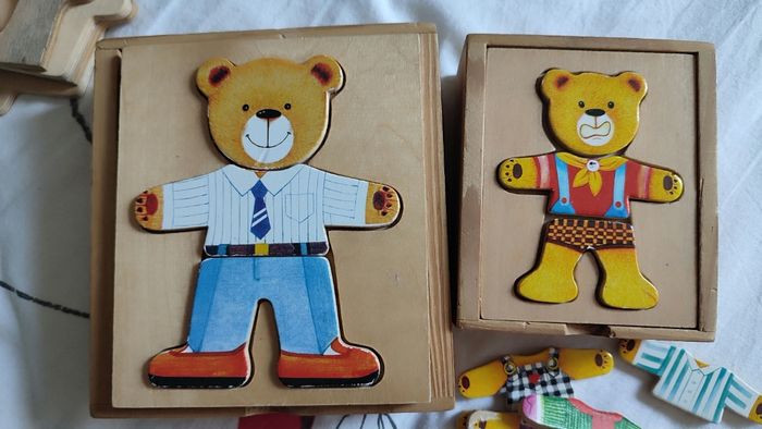 Puzzle à habiller ourses Bino