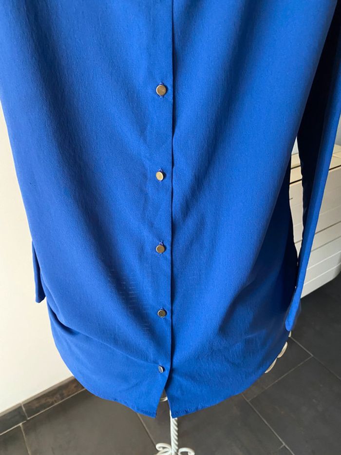 Blouse Zara bleu roi taille 36 - photo numéro 7
