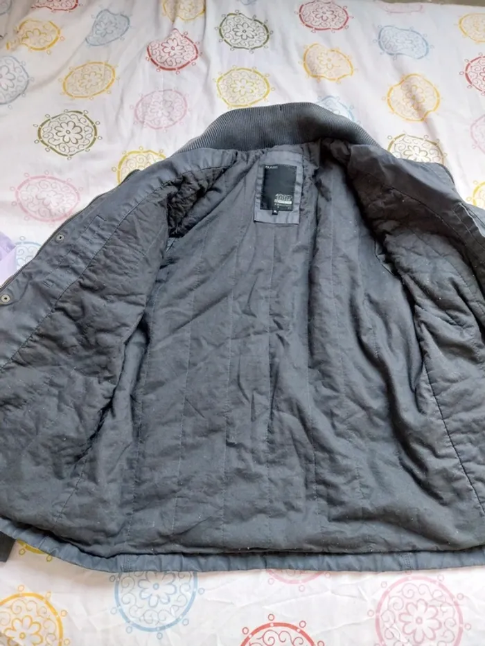 Veste matelassée grise bleue marine Jules XL - photo numéro 7