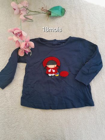 Tee-shirt 18mois manche longue
