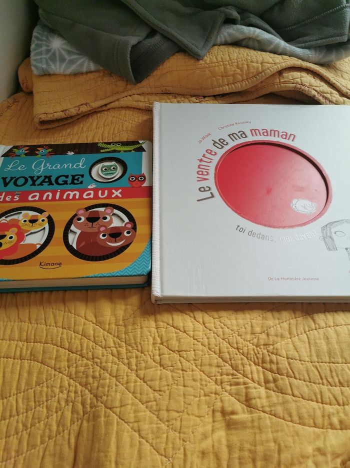 Lot de 2 beaux livres enfant cadeau naissance