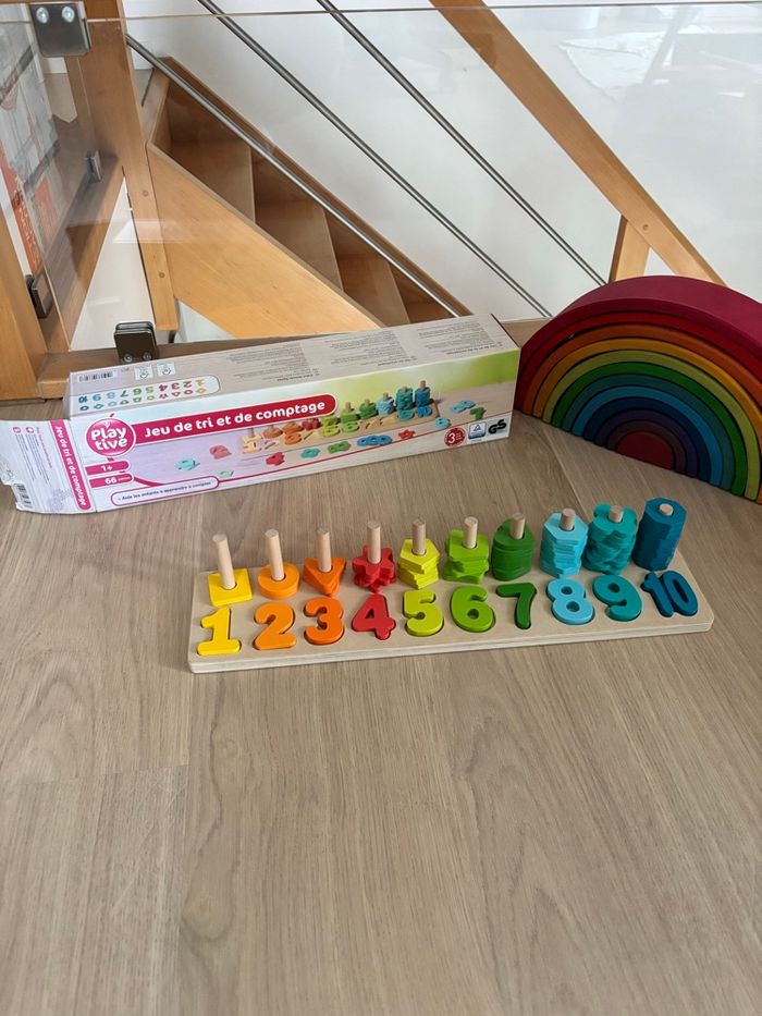 Jeu en bois Montessori