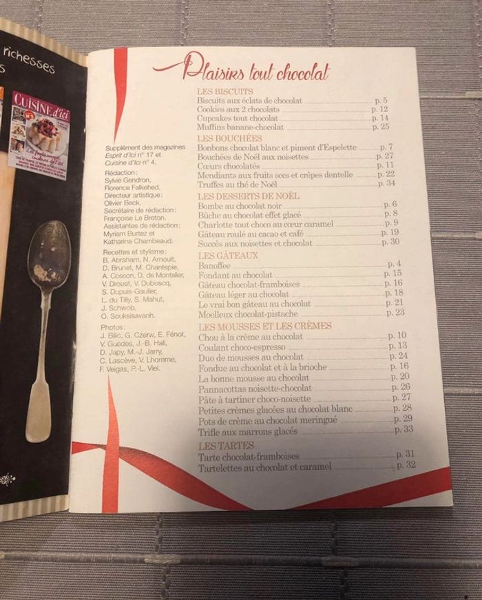 Livre Plaisirs tout chocolat - photo numéro 3