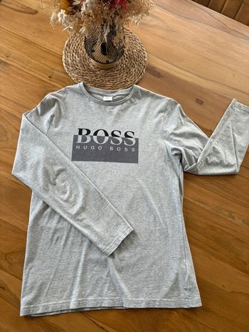 T-shirt ML Boss gris 16 ans