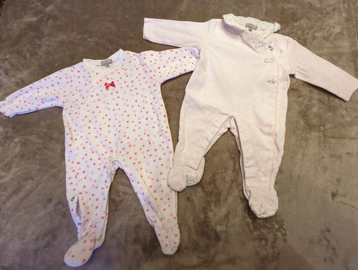 lot de 2 pyjamas grain de blé 3 mois