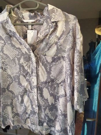 Chemisier motif serpent H&M Taille S Neuf avec étiquette