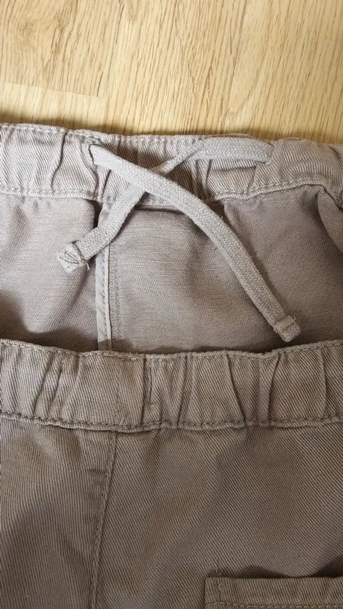Pantalon beige/camel taille L Jules - photo numéro 4