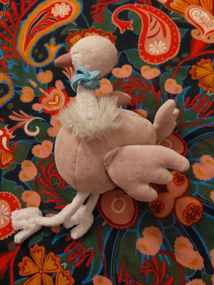 #06 Jacadi - doudou peluche autruche - photo numéro 2