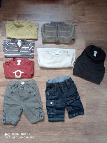 Lot vêtements garçon hiver, Obaibi, taille 3 mois
