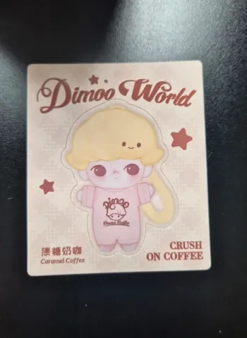 Popmart dimoo world crush on coffee