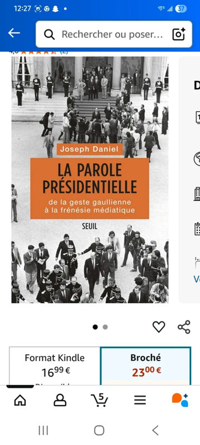 La parole présidentielle. - photo numéro 10