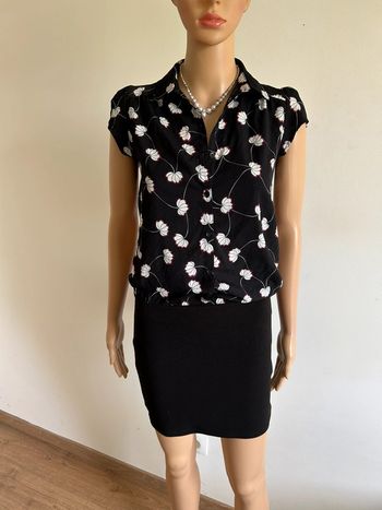 Robe bi matière à manches courtes Teddy Smith taille 0 jamais portée