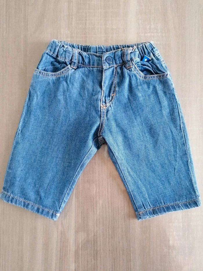 Ensemble T Shirt manches longues/ jean doublé 3 mois - photo numéro 5