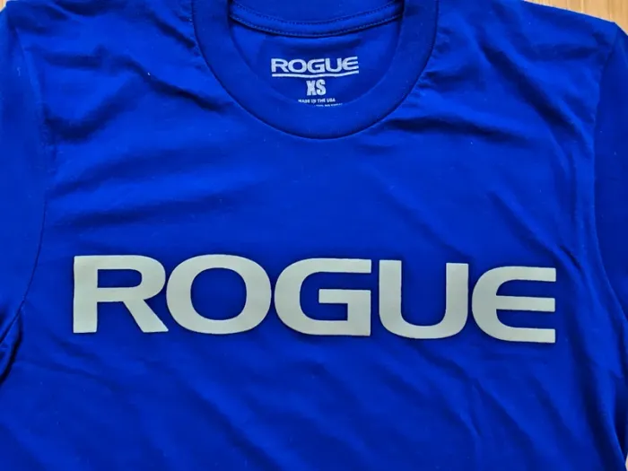 T-shirt Rogue crossfit bleu XS homme neuf - photo numéro 3