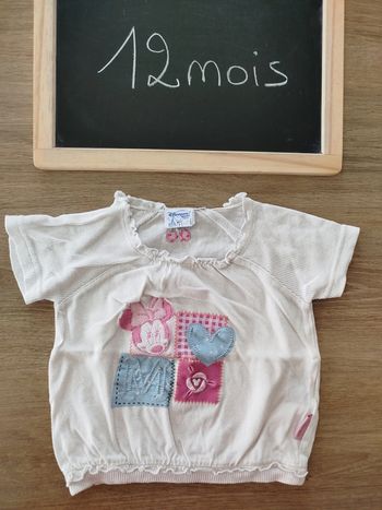 T shirts fille manches courtes taille 12mois