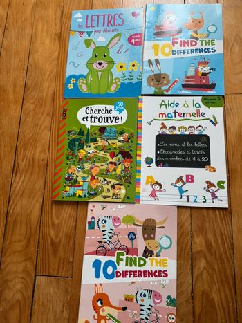 Lot livres activités maternelle