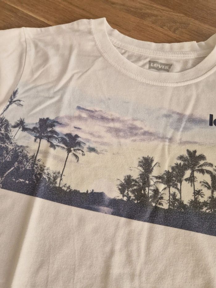 Tee-shirt MC Levi's 16ans blanc - photo numéro 5