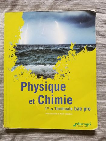 Physiques chimie 1ère et terminale bac pro