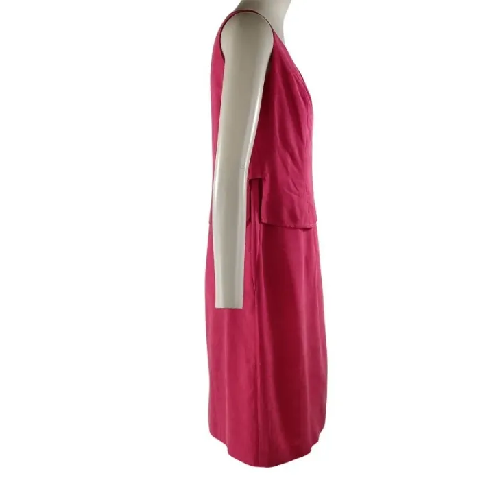 Robe chic rose - Robe été élégante Fushia Mathilde J. Rondinaud - Taille 38 A1120 - photo numéro 4