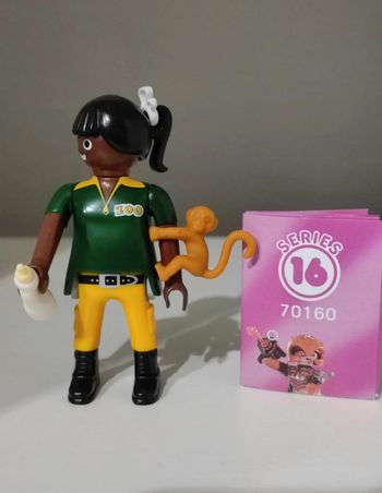 Playmobil figure série 16 éleveuse zoo