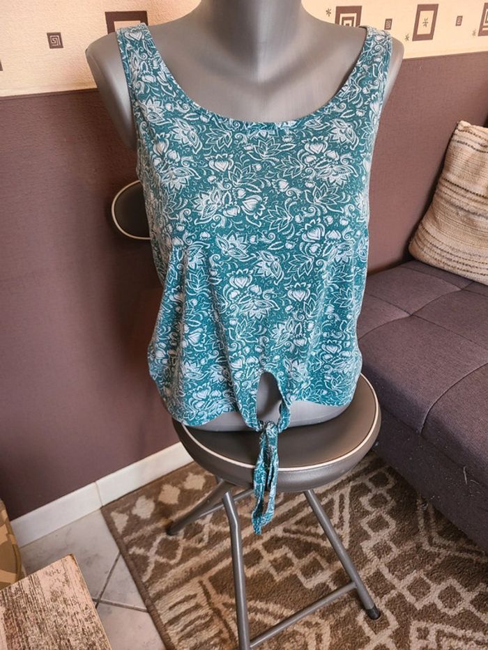 Debardeur court noué ventre 38 - photo numéro 2