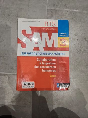 Livre : SAM - support à l'action managériale