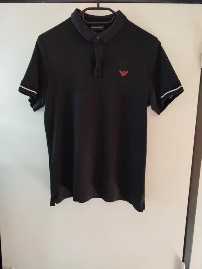 Polo Emporio Armani femme noir taille M