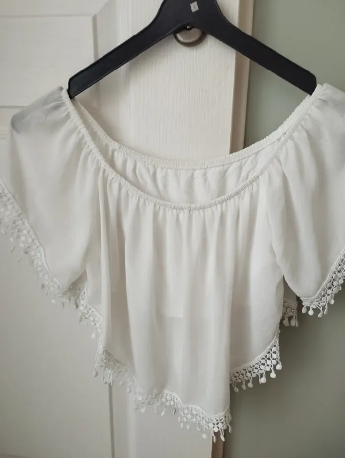 Haut blanc S
