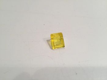 lot x2 Pente jaune transparent 30 1x1x2/3 54200 pièce détachée Lego #A14