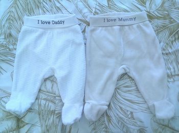 Lot 2 pantalon pyjama 0/1 mois