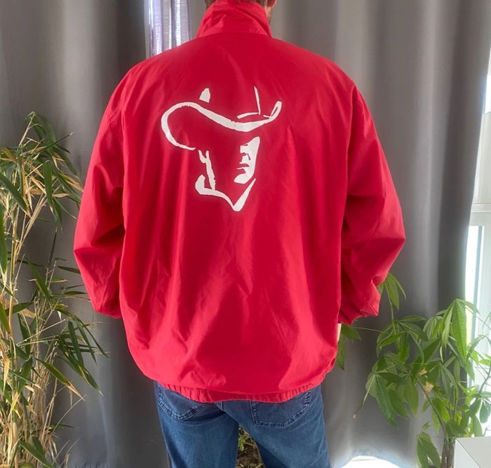 Coupe vent rouge Marlboro rare vintage West Wind - photo numéro 4