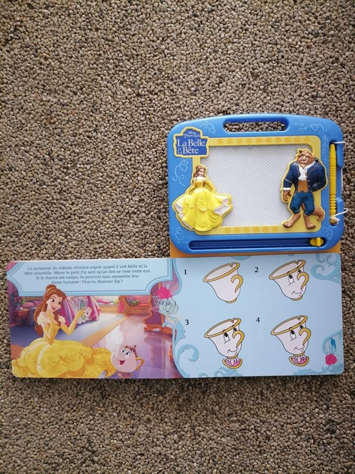 Livre ardoise belle et la bête - photo numéro 2
