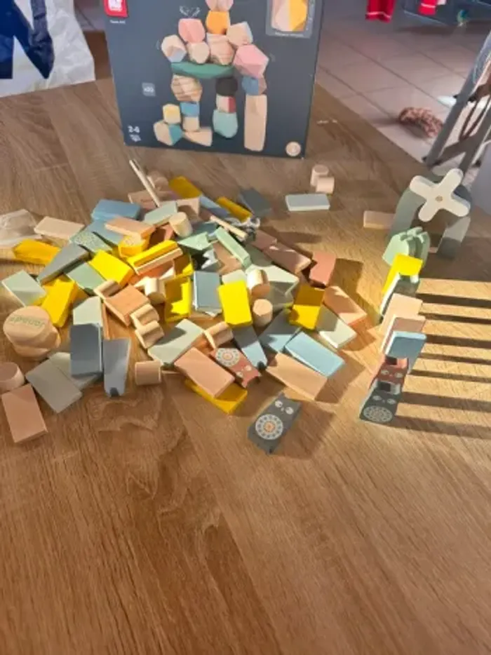 Jeu de dominos en bois Janod – Sweet Cocoon (neuf) - photo numéro 3