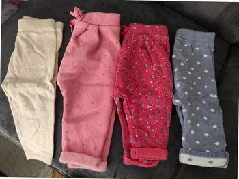 Lot de 4 pantalons 6 mois