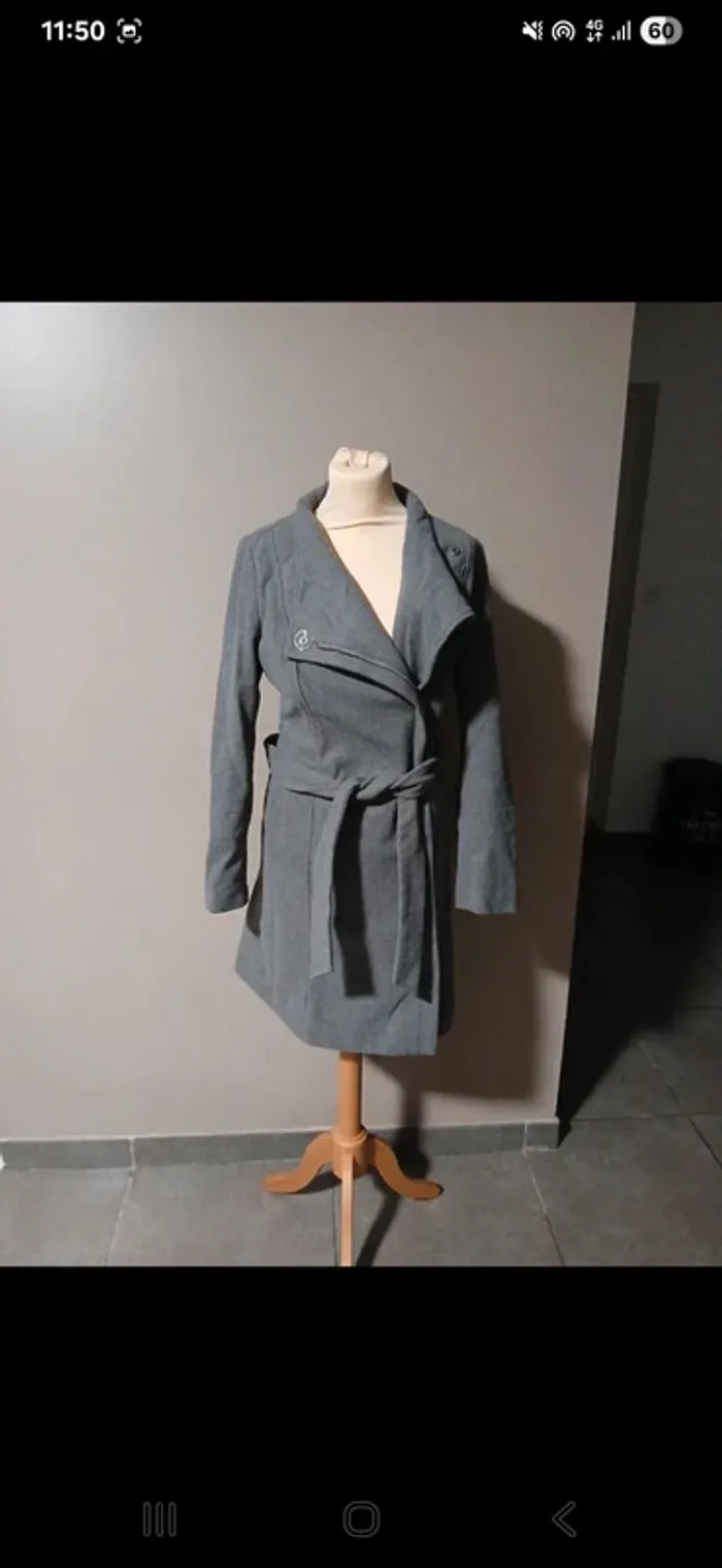 manteau gris
