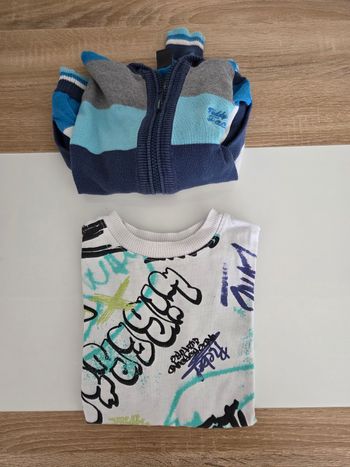 1 veste et 1 tee shirt 