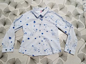 Chemise 6 ans orchestra bleue