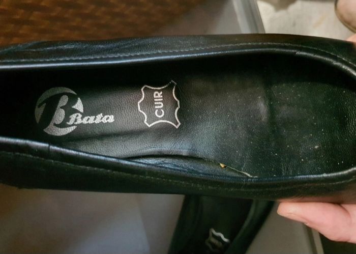 Ballerine bata cuir 39 - photo numéro 4