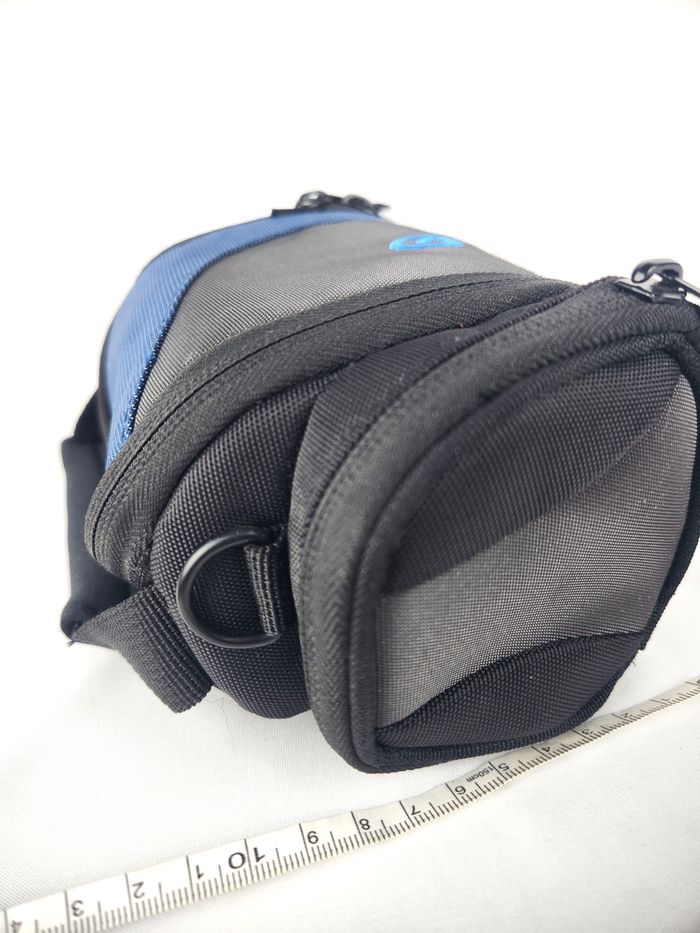 Sacoche Appareil Photo Q-PAC - 3 Compartiments - Bleu & Noir - photo numéro 9