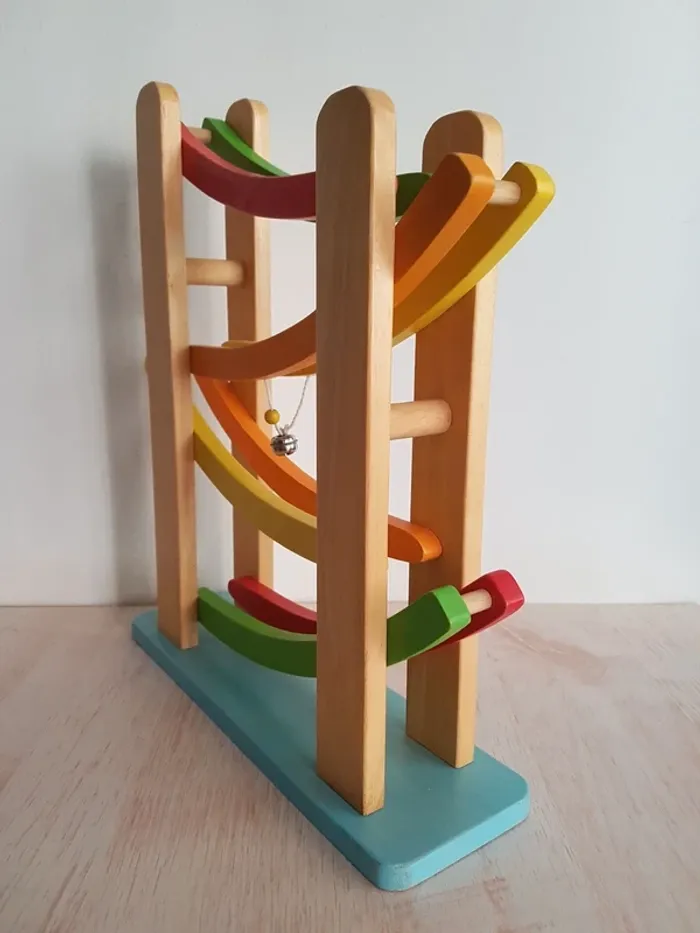 Toboggan cascade de voitures en bois Vilac - photo numéro 17