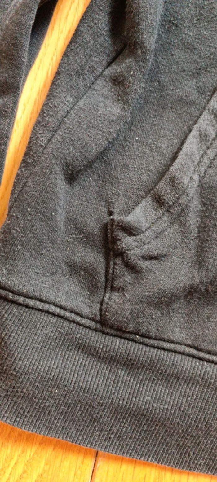 Sweat à capuche zippé bleu marine H&M 10 ans - photo numéro 3