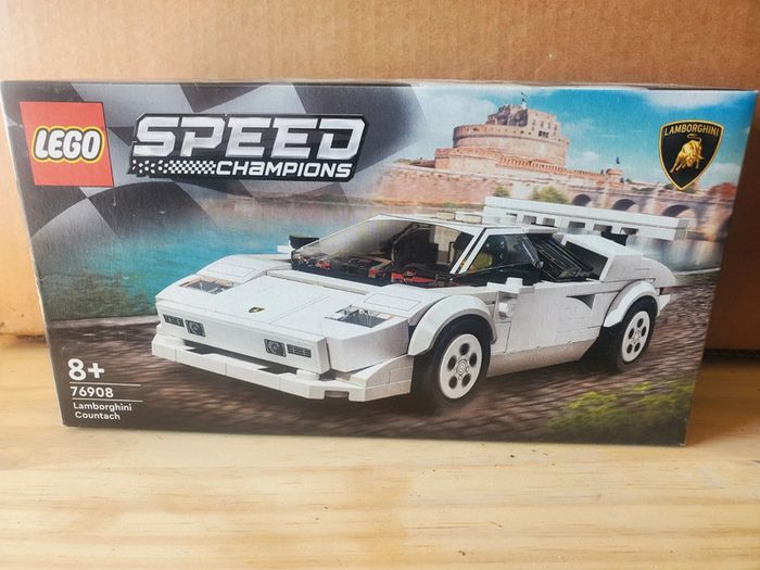 Lego Speed Lamborghini blanche.