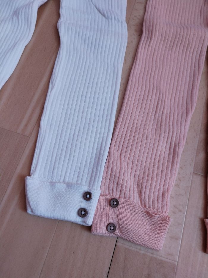 Lot de 2 leggings côtelés neufs 5ans - photo numéro 3
