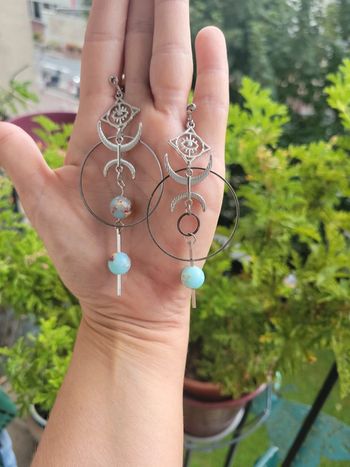 Clips asymetriques jaspe impérial