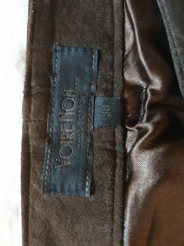 Pantalon en daim, forme jeans 501. - photo numéro 4